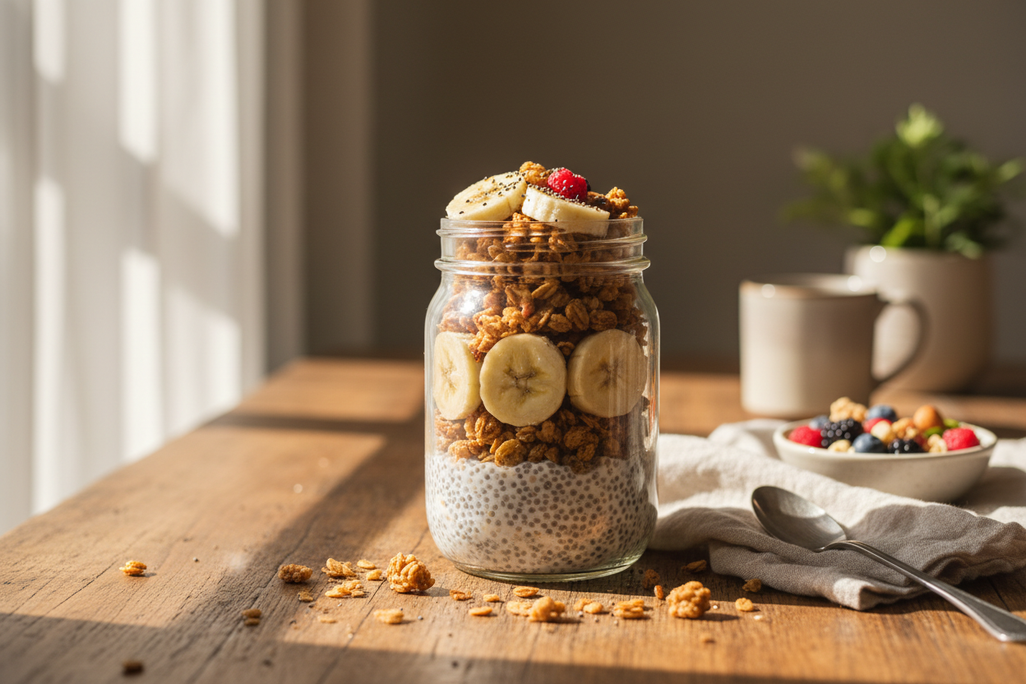 Chia Seed Overnight Oats: The Easiest High-Protein Breakfast