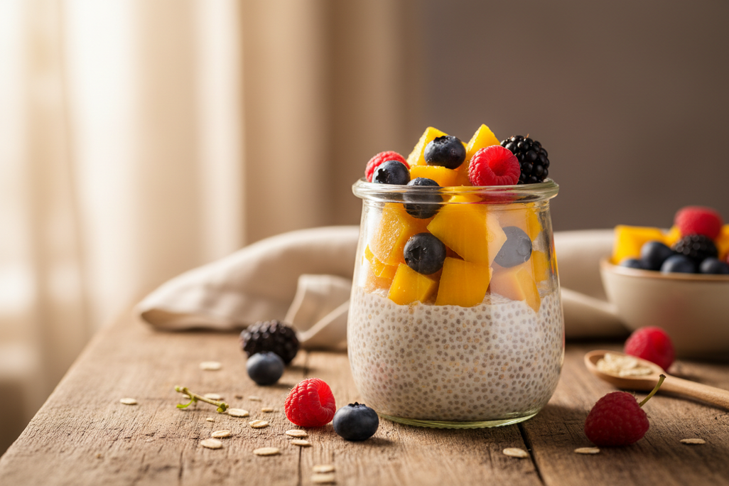 Easy Chia Seed Pudding Recipe (3 Ingredients, Ready Overnight)