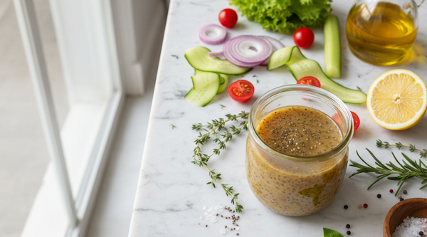 Chia Seeds in Salad Dressings & Sauces — A Simple Nutrition Boost