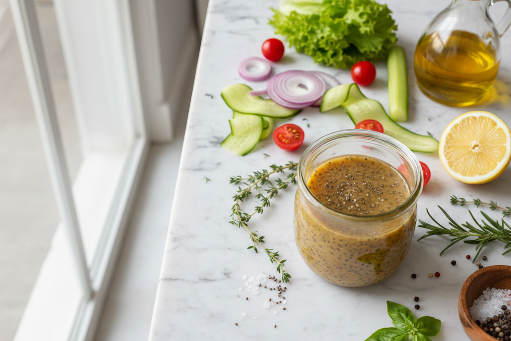 Chia Seeds in Salad Dressings & Sauces — A Simple Nutrition Boost